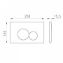  Унітаз з інсталяцією 4 в 1 Volle NEMO Black Rimless 13-17-316 Black+212010+222123